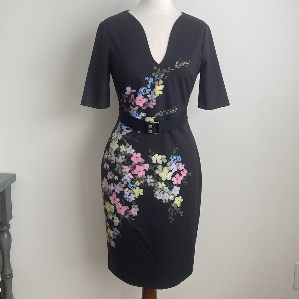 Ted Baker Soliaa Pergola Floral Bodycon Dress Size Ted Size 2 US 4-6